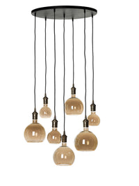 Hanglamp 'Alhambra' - Floating – Smoke Glas