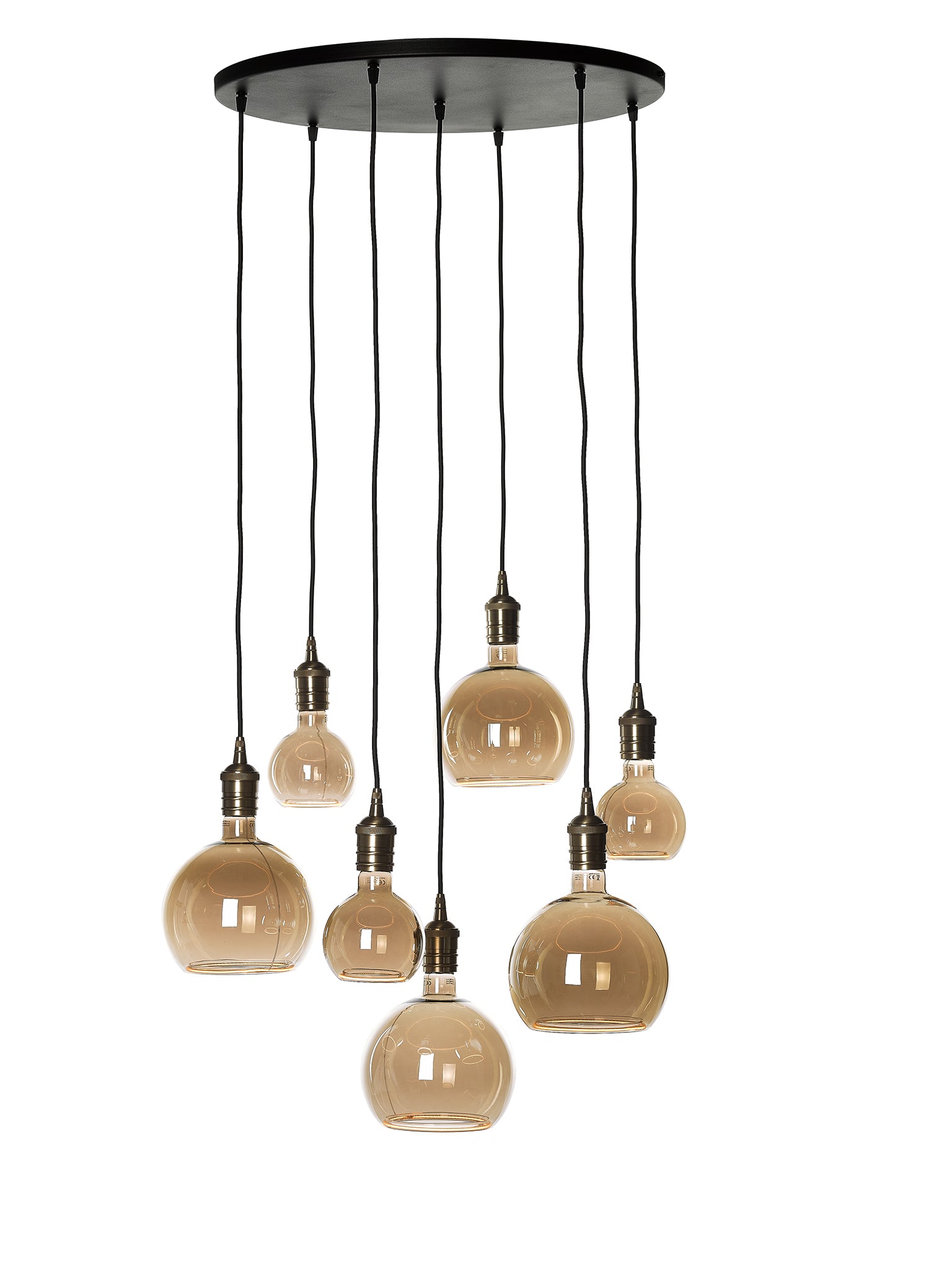 Hanglamp 'Alhambra' - Floating – Smoke Glas