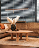 ROME - organische salontafel - Houten ronde balkpoten