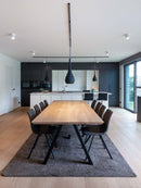 REYKJAVIK - Design eettafel - A-poten uit staal