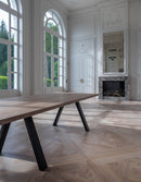 HELSINKI - Rechthoekige Eettafel - A-poten uit staal