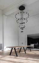 HELSINKI - Rechthoekige Eettafel - A-poten uit staal