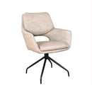 Armstoel Aarhus - Be amazing - Nature 01 - Atlas draaionderstel - Zwart