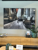 SALE - Schilderij Dark Interior - AluArt