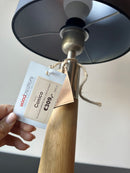 SALE - Staande Lamp 'Conico small' - Eikenhout met zwart katoen