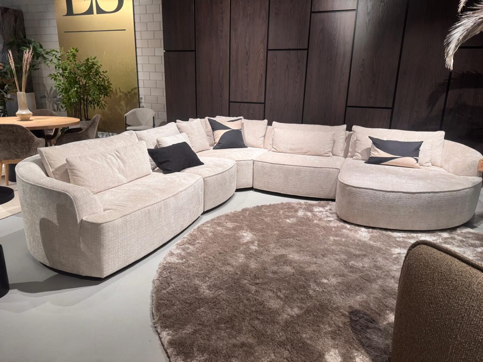 Hoekbank KADO - Modulaire elementen - Cyclamen stof