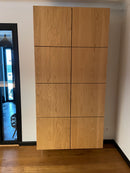 BORDEAUX - Hangbarkast op maat - Opliggende deuren - Massief eikenhout