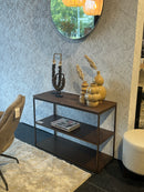 Sidetable/Wandconsole - Rum, brown, eik - 100 x 40 x 72 cm