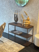 Sidetable/Wandconsole - Rum, brown, eik - 100 x 40 x 72 cm