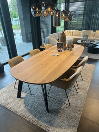 Deens ovaal tafel 'Toulouse' - Stalen Splitpoten