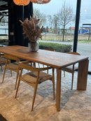 LUCCA - Eiken Eettafel Organisch - Met organische hoekpoten