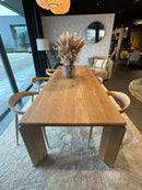 LUCCA - Eiken Eettafel Organisch - Met organische hoekpoten