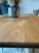 LUCCA - Eiken Eettafel Organisch - Met organische hoekpoten