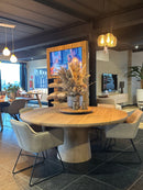 MADRID - Ronde tafel - Centrale kolompoot eik