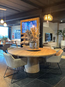 MADRID - Ronde tafel - Centrale kolompoot eik