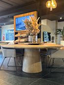 MADRID - Ronde tafel - Centrale kolompoot eik