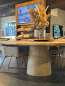 MADRID - Ronde tafel - Centrale kolompoot eik