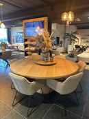 MADRID - Ronde tafel - Centrale kolompoot eik