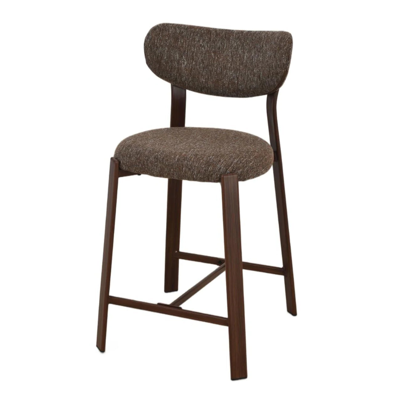 Counterstoel 'Jane' - Bruin - Walnoot