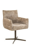 Armstoel Milano - Be lovely nature 01 - Iras draaionderstel - Anodic brown