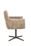 Armstoel Milano - Be lovely nature 01 - Iras draaionderstel - Anodic brown