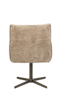 Armstoel Milano - Be lovely nature 01 - Iras draaionderstel - Anodic brown