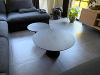 Salontafel set 'Madrid' - Rond met piramidepoten