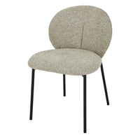 Eetkamerstoel 'Ruby' - Beige - Chenille