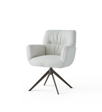 Eetkamerstoel 'Brady' - Florida Cream 102 - Anodic Brown