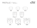 Mini Fauteuil 'Pastille Seat Wheels' - Met Wieltjes - Passe-Partout