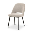 OMIS - Eetkamerstoel - Naturel - Metalen poten