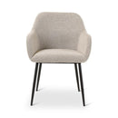 LYS - Eetkamerstoel - Naturel - Metalen poten