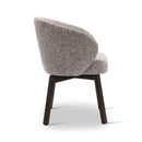 BOLLY - Armstoel - Coconut - Houten poten 'dark brown'