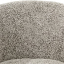 BOLLY - Armstoel - Coconut - Houten poten 'dark brown'