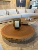 BOOMSTAM - salontafel - Massief Mahonie - 120 cm