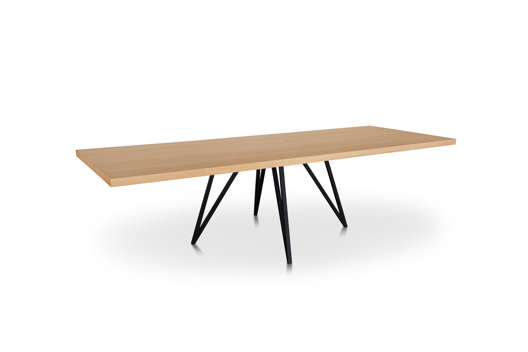 Rechthoekige tafel 'Helsinki' - Driehoekspoten uit staal