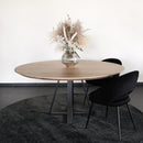 MADRID - Ronde tafel - Centraal trapezium onderstel uit staal