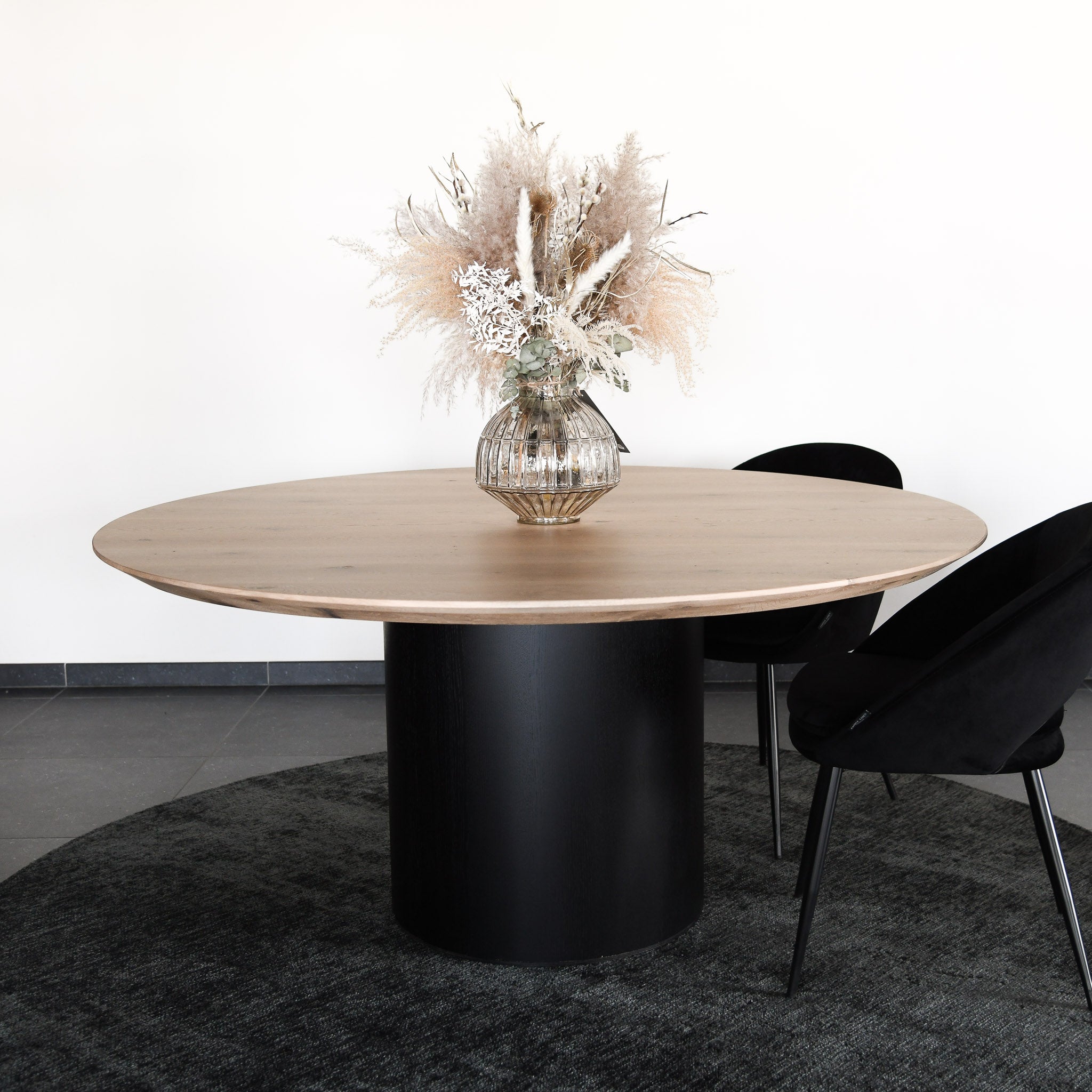 Ronde tafel 'Madrid' - Ronde houten ton