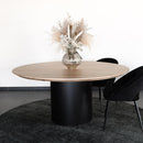 MADRID - Ronde tafel - ronde houten ton