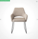 HOFU - Eetkamerstoel - Potters Clay, Turn Black