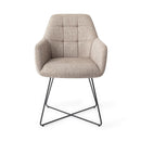 NOTO - Eetkamerstoel - Biscuit Beach, Cross Black