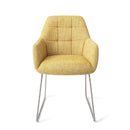 NOTO - Eetkamerstoel - Bumble Bee, Slide Steel