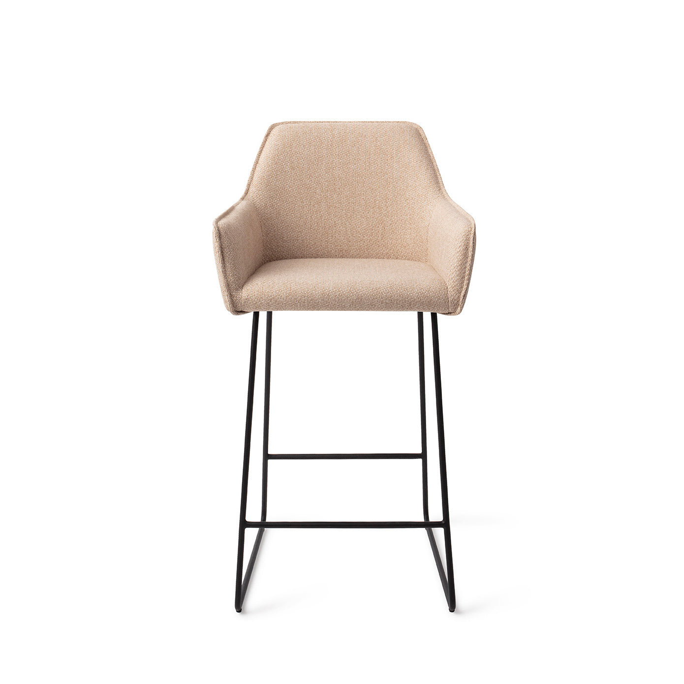 HOFU - Wild Walnut - Counterstoel - Slide Black