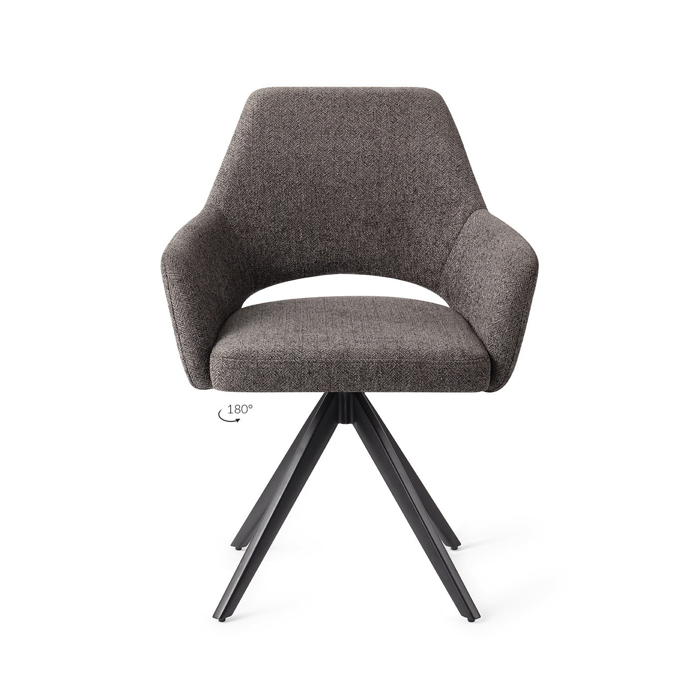 YANAI - Eetkamerstoel - Amazing Grey, Turn Black