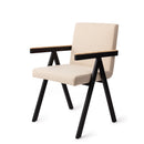 OMUTA - Eetkamerstoel - Tan Chevron