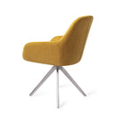 KUSHI - Eetkamerstoel - Sweet Corn, Turn Steel