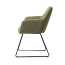 KINKO - Eetkamerstoel - Green Hunter, Slide Black