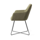 KINKO - Eetkamerstoel - Green Hunter, Cross Black