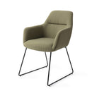 KINKO - Eetkamerstoel - Green Hunter, Slide Black