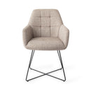 NOTO - Eetkamerstoel - Biscuit Beach, Cross Black